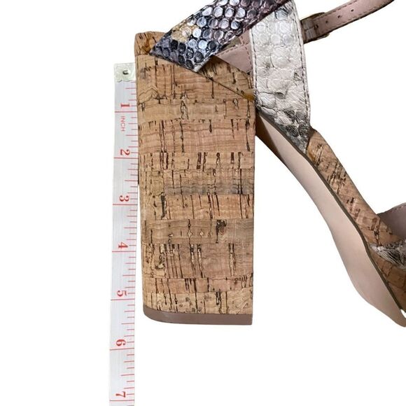 Madden Girl ~ Carry platform heels ~ faux snake print ~ size 9 - Picture 13 of 13